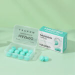 HASPRO Formowane zatyczki do uszu - 6 PAR Miętowy - obrazek 3