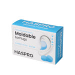 HASPRO Moldable Silicone Earplugs - 6 PAIRS Blue
