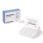 HASPRO Formowane zatyczki do uszu - 6 PAR Biały - obrazek 2