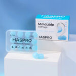 HASPRO Moldable Silicone Earplugs - 6 PAIRS Blue - Image 2