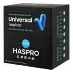 HASPRO BOX200 - Piankowe zatyczki przeciwhałasowe 38 dB, 200 par