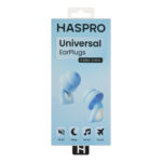 HASPRO Universal - zatyczki przeciwhałasowe do uszu, uniwersalne - niebieskie, SNR 29 dB - obrazek 3