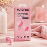 HASPRO Universal - silicone reusable earplugs - pink, SNR 29 dB - Image 4