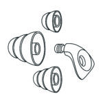 HASPRO Universal - zatyczki przeciwhałasowe do uszu, uniwersalne - różowe, SNR 29 dB - obrazek 11